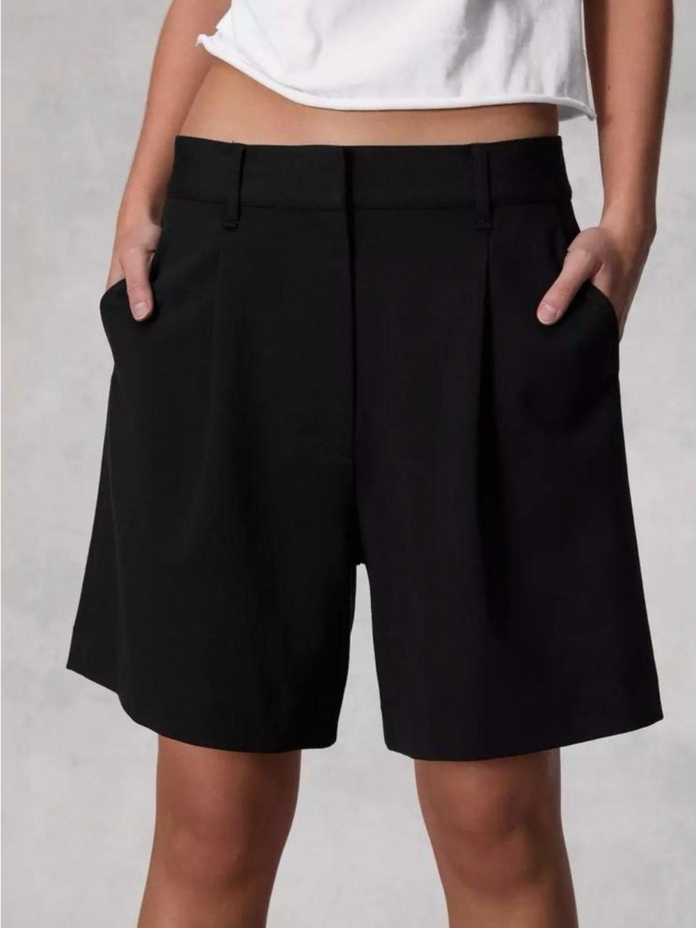 NWT Rag & Bone Irina Ponte Shorts Black Size Women's Sz Large